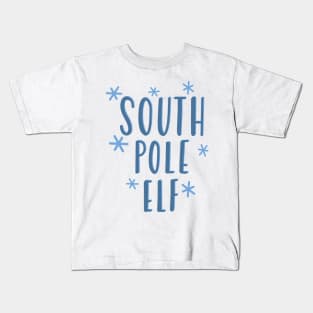 south pole elf Kids T-Shirt